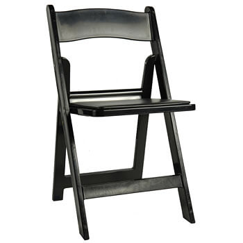 Black Padded Chair rental in Michigan thumbnail 2